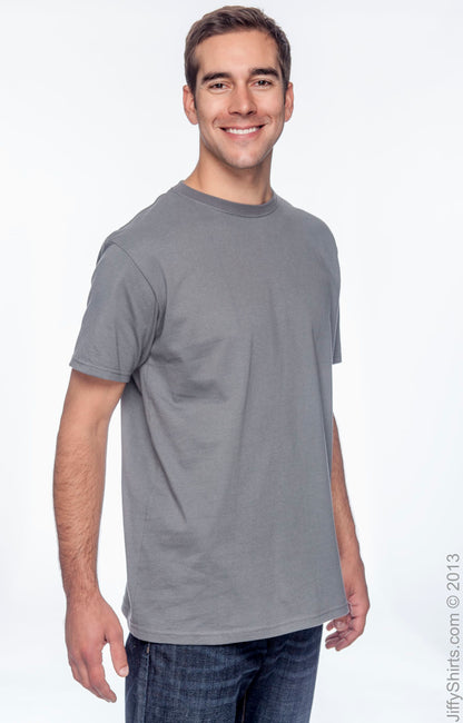 Men's 100% Organic Cotton Classic Short-Sleeve T-Shirt - Charcoal