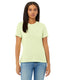 Bella + Canvas 6413 - Women's Triblend Relaxed Jersey Short-Sleeve T-Shirt - Spring Green Triblend