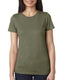 Next Level 6710 - Women's Triblend Crew - Military Green