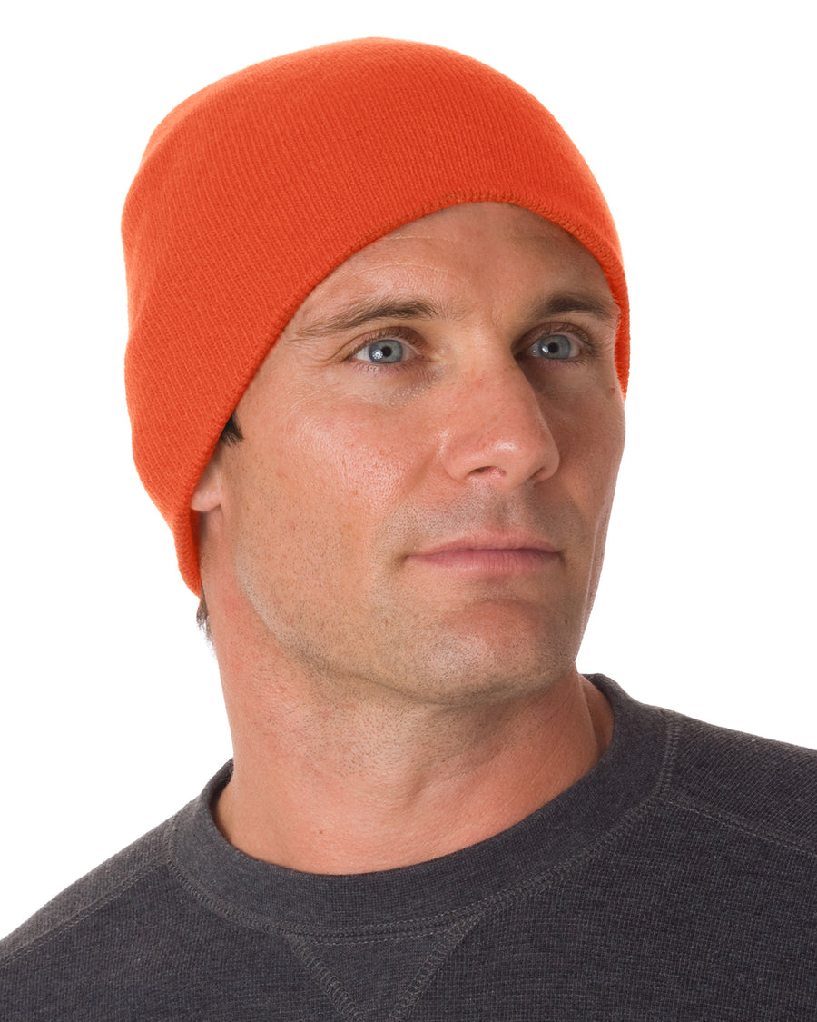 100% Acrylic Beanie - Orange