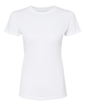 Women's Poly-Rich Slim Fit Tee - White