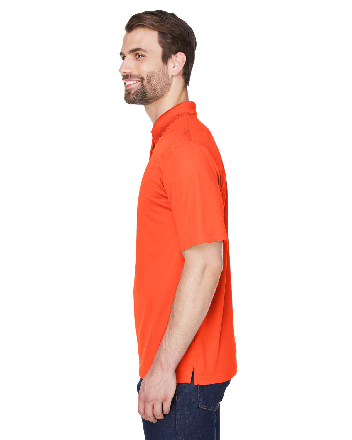 Men's Cool & Dry Mesh Piqué Polo - Orange