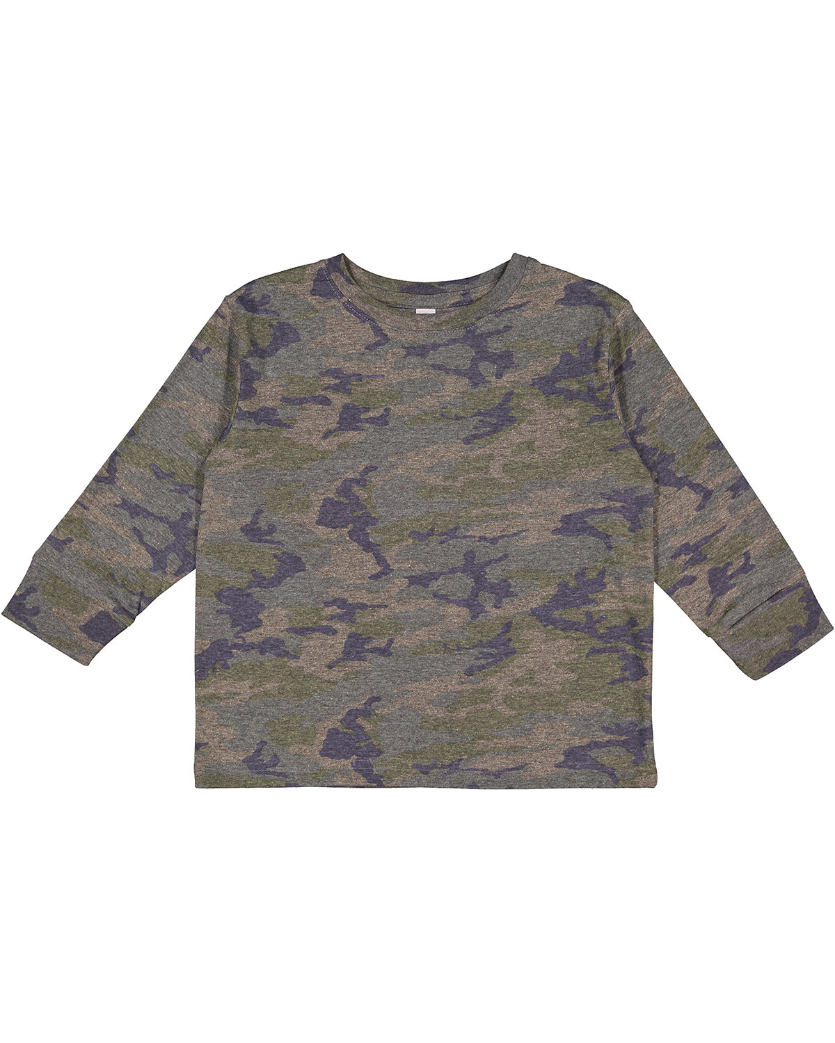 Toddler Long-Sleeve Fine Jersey T-Shirt - Vintage Camo