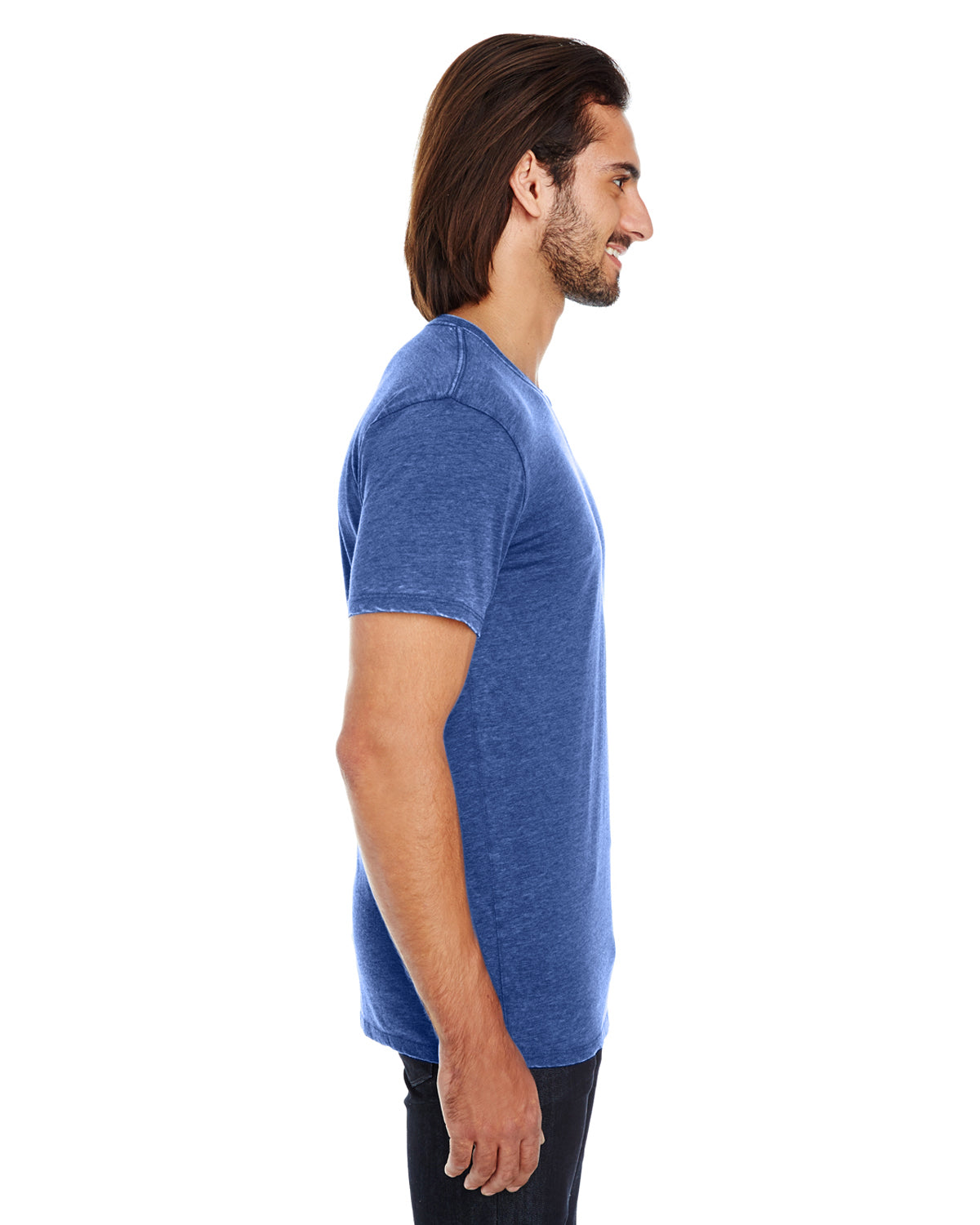 Unisex Vintage Dye Short-Sleeve T-Shirt - Vintage Navy