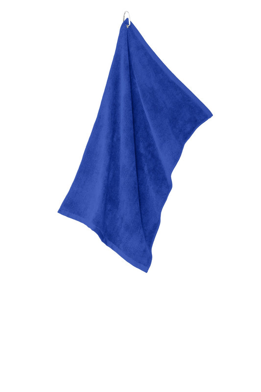 Grommeted Microfiber Golf Towel - Royal