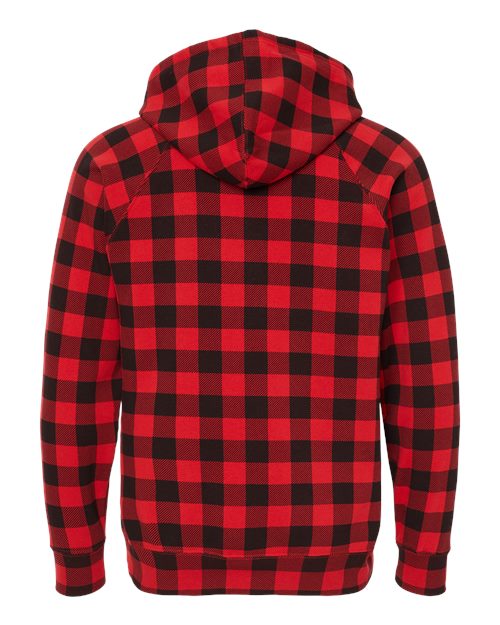 Independent Trading Co. PRM33SBP Red Buffalo Plaid — back