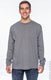 Econscious EC1500 - Men's 100% Organic Cotton Classic Long-Sleeve T-Shirt - Charcoal