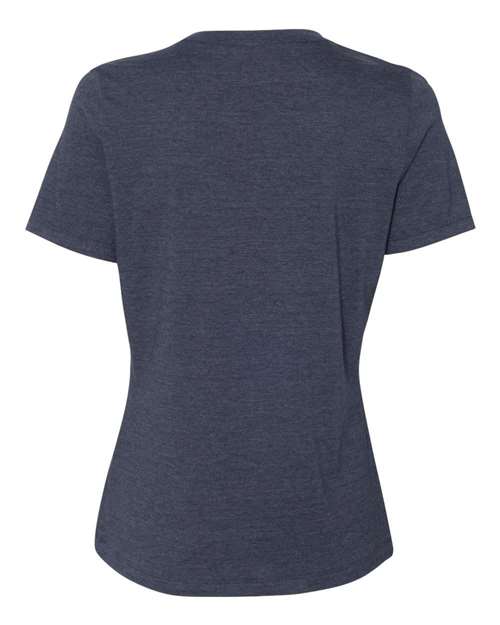 BELLA + CANVAS 6400CVC Heather Navy — back