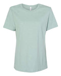 BELLA + CANVAS 6400CVC Heather Prism Dusty Blue — front