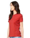 BELLA + CANVAS 6400CVC Heather Red — on model side