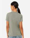 BELLA + CANVAS 6400CVC Heather Stone — on model back