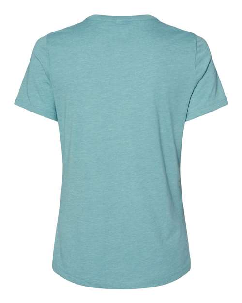 BELLA + CANVAS 6400CVC Heather Blue Lagoon — back
