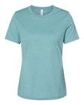 BELLA + CANVAS 6400CVC Heather Blue Lagoon — front