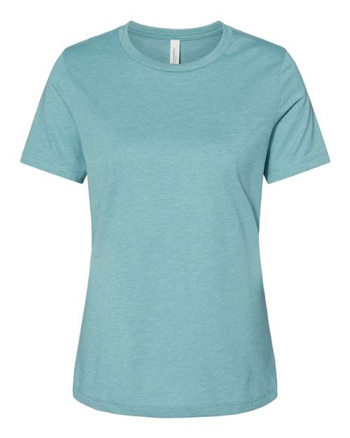 BELLA + CANVAS 6400CVC Heather Blue Lagoon — front