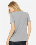 BELLA + CANVAS 6413 Athletic Grey Triblend — on model back