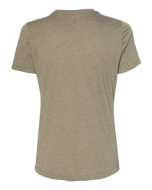 BELLA + CANVAS 6413 Olive Triblend — back