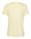 BELLA + CANVAS 6413 Pale Yellow Triblend — back