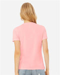 BELLA + CANVAS 6413 Pink Triblend — on model back