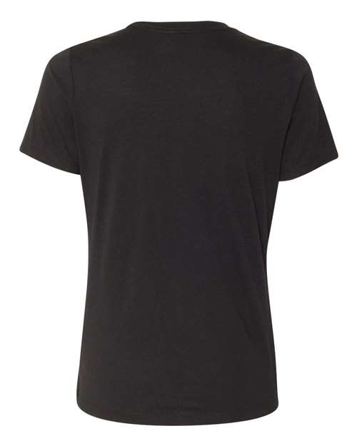 BELLA + CANVAS 6413 Solid Black Triblend — back