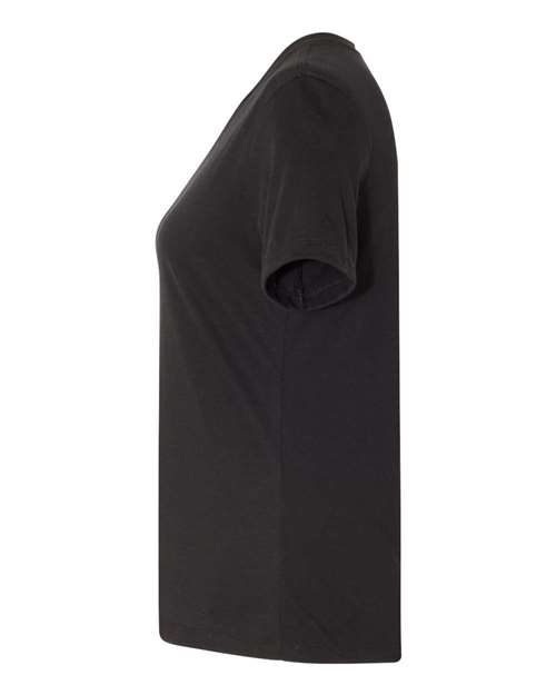 BELLA + CANVAS 6413 Solid Black Triblend — direct side