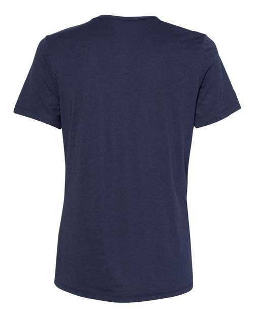 BELLA + CANVAS 6413 Solid Navy Triblend — back