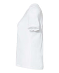 BELLA + CANVAS 6413 Solid White Triblend — direct side