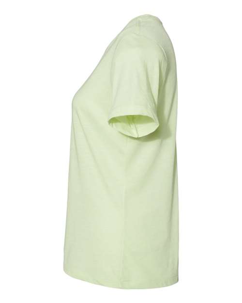 BELLA + CANVAS 6413 Spring Green Triblend — direct side