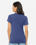 BELLA + CANVAS 6413 True Royal Triblend — on model back