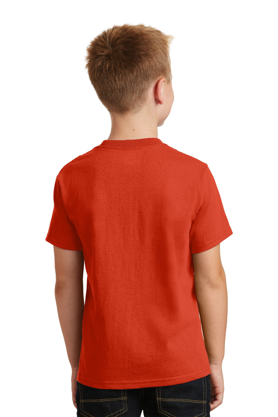 Youth Core Cotton Tee - Orange