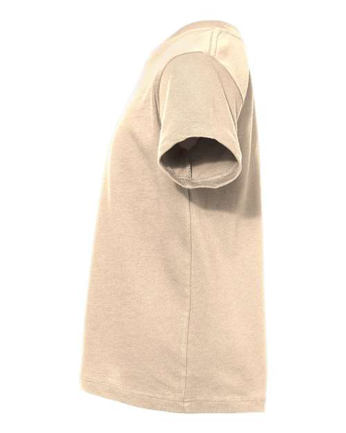 BELLA + CANVAS 3001T Heather Dust — direct side