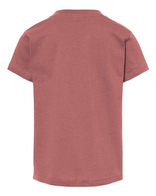 BELLA + CANVAS 3001T Heather Mauve — back