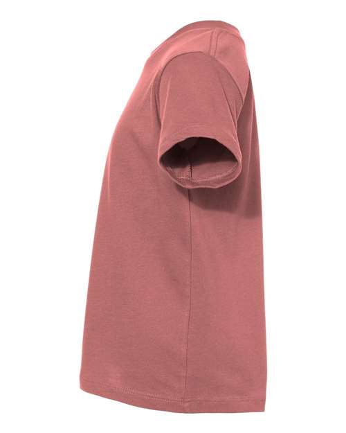 BELLA + CANVAS 3001T Heather Mauve — direct side