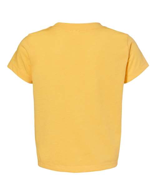 BELLA + CANVAS 3001T Heather Yellow Gold — back