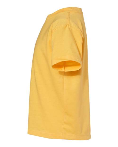 BELLA + CANVAS 3001T Heather Yellow Gold — direct side