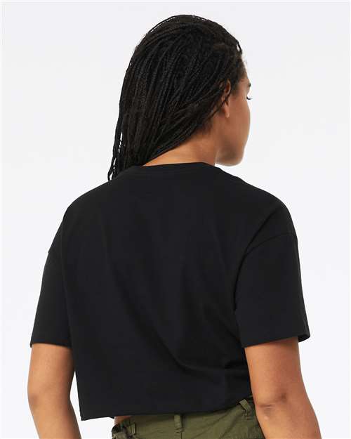 BELLA + CANVAS 6482 Black — on model back