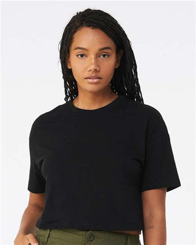 BELLA + CANVAS 6482 Black — on model front
