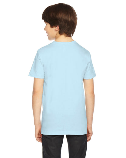 Youth Fine Jersey Short-Sleeve T-Shirt - Light Blue