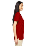 Women's Double Piqué Polo - Red