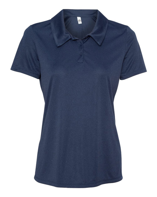 Women's Performance 3-Button Sport Shirt - Heather Navy