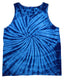 Tie-Dye CD3500 - Unisex 100% Cotton Tank Top - Spider Royal