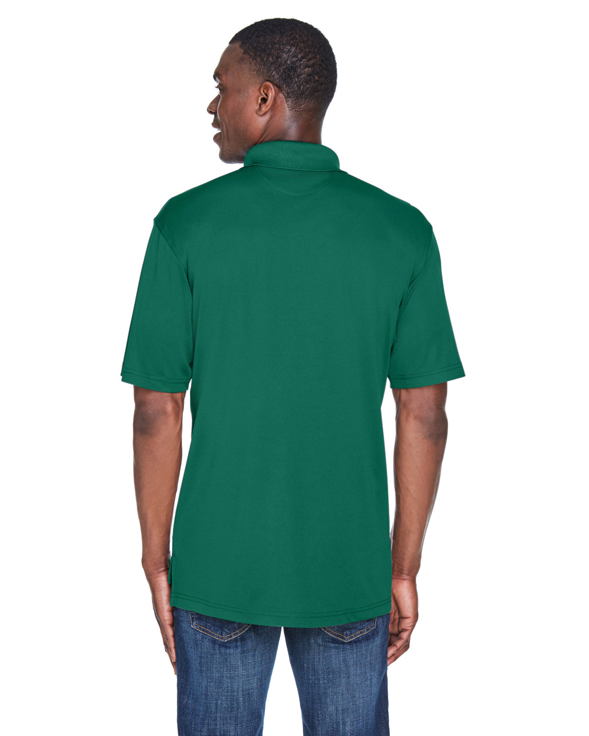 Men's Cool & Dry Sport Performance Interlock Polo - Forest Green