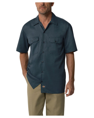 Unisex Short-Sleeve Work Shirt - AIRFORCE BLUE