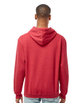 Unisex Fleece Pullover Hoodie - Heather Red