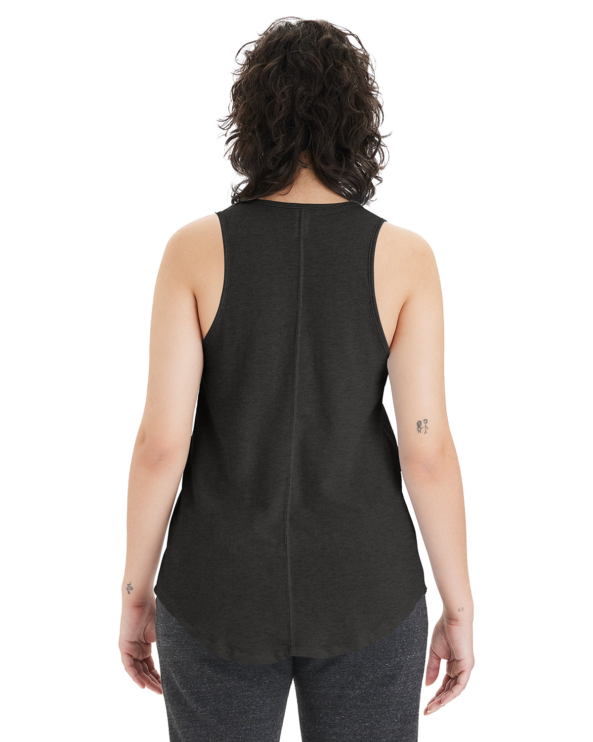 Women's Backstage Vintage Jersey Tank - CHARCOAL HEATHER
