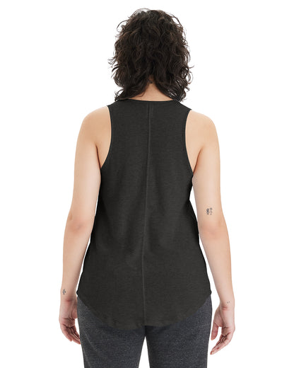 Women's Backstage Vintage Jersey Tank - CHARCOAL HEATHER