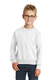 Port & Company PC90Y - Youth Core Fleece Crewneck Sweatshirt - White