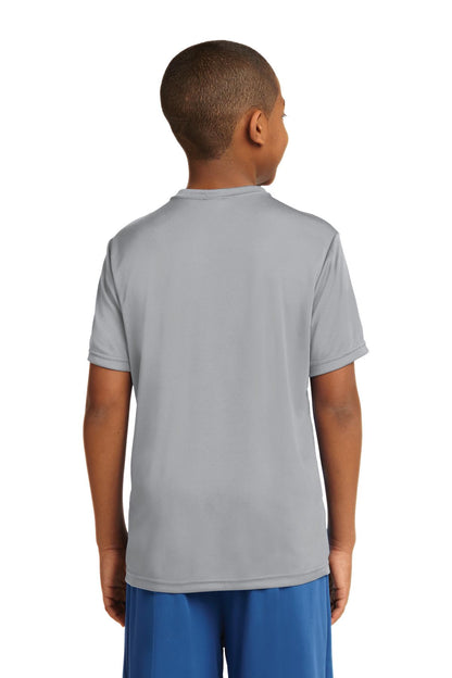 Youth PosiCharge Competitor Tee - Silver