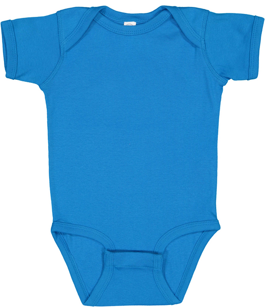 Infant Baby Rib Bodysuit - Cobalt