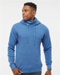 J. America 8879 Cool Royal Heather — on model front