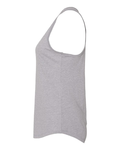 Women's Gathered Racerback Tank - Heather Gray